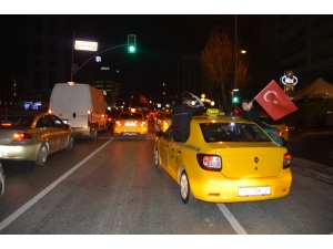 İstanbullu Taksicilerden İdlib’e Destek Konvoyu