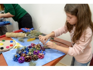 Altındağ’da Geri Dönüşüm Atölyesinde Çöpten Sanata