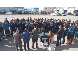 İşçilerden Fetih Suresiyle Tsk’ya Destek