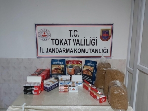 Niksar’da 14 Kilo Kaçak Tütün Ele Geçirildi