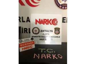 Alanya’da Uyuşturucu Hap Operasyonu