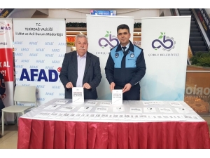 Çorlu Belediyesi Ve Afad Deprem Konusunda Farkındalık Oluşturdu