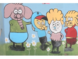 Develi’de Parklar Grafiti İle Güzelleşiyor