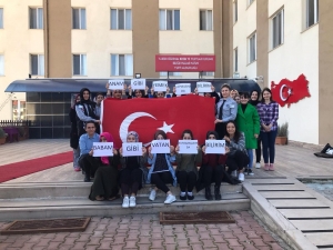 Kyk Öğrencilerinden Mehmetçiğe Destek