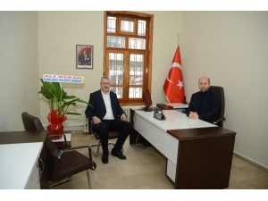 Başkan Özkan’dan Sosyal Hizmet Müdürü Kahraman’a Ziyaret