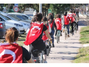 Üniversiteliler İdlib Şehitleri İçin Pedal Çevirdi