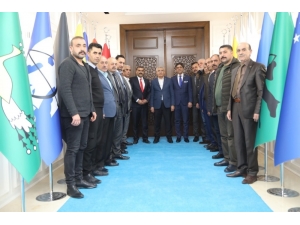 Mhp’ Den Başkan Güder’e Ziyaret