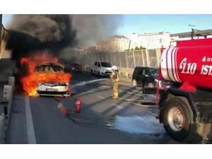 Haliç Köprüsü’nde Araç Yangını: Trafik Felç Oldu