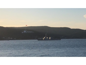 Amerikan Savaş Gemisi Çanakkale Boğazı’ndan Geçti
