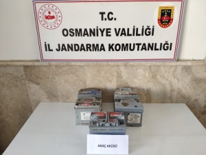 Osmaniye’de Akü Hırsızı Yakalandı