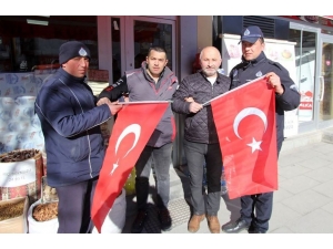 Bayburt Türk Bayrakları İle Donatılıyor