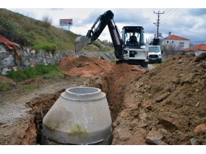 Milas’ta Yağmur Suyu Hatları Yenileniyor