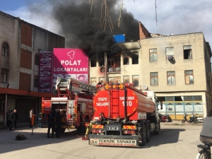 Boyahanede Korkutan Yangın