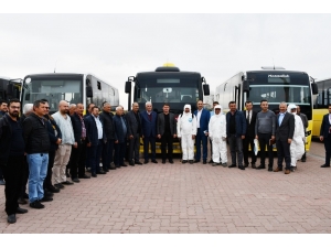 Aksaray’da Toplu Taşıma Araçları Dezenfekte Edildi