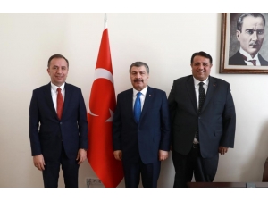 Çorum Milletvekilleri Sağlık Bakanı Fahrettin Koca’yı Ziyaret Etti