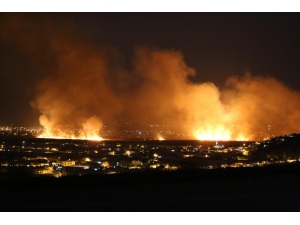 Kaş’ta Sazlık Yangını