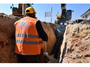 Meski, Yeşilçimen Mahallesine Yeni Kanalizasyon Hattı Döşedi