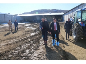 Kaymakam Akgöz’den Çiftlik Ziyaretleri