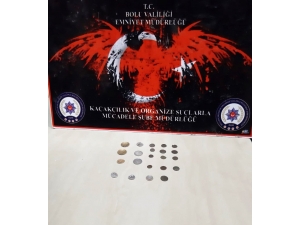 Bolu’da 22 Tarihi Sikke İle Yakalanan Şahıs Gözaltına Alındı