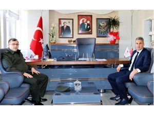 Askerlik Şubesi Başkanı Eratik’ten İl Müdürü Yoldaş’a Ziyaret