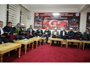 Erzurum Din Görevlileri Derneği’nden İdlip Şehitlerine Hatim Ve Dua Programı