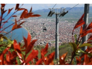 Ordu’da Kadınlara Teleferik Jesti