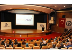 Birey Ve Aileler İçin Afet Bilinci Eğitimi Gerçekleşti