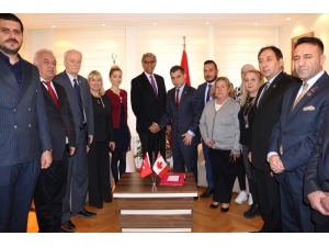 Kanada Büyükelçisi’nden Sankon’a Ziyaret