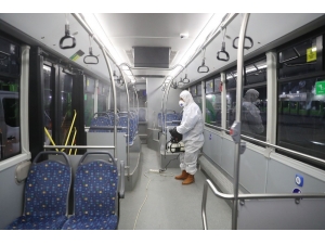 Sakarya’da Belediye Otobüslerine Korona Virüs Önlemi