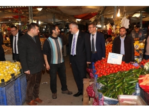 Bafra’da Modern Pazar Yeri Çalışmaları Sürüyor