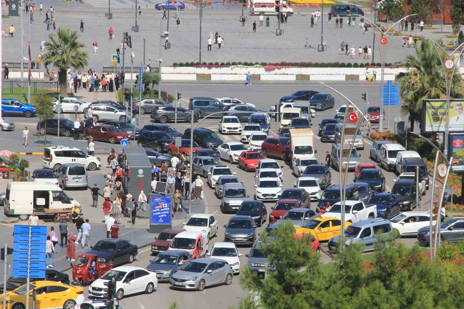 samsun-da-tasit-sayisi-555-bini-asti