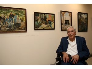 Als Hastası Ressam Yağcı, Mtso’da ‘Engelsiz Renkler’ Sergisi Açtı