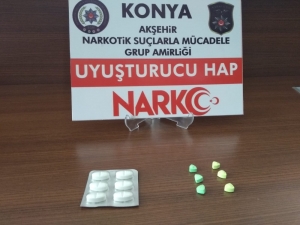 Akşehir’de Uyuşturucu Hap Ele Geçirildi