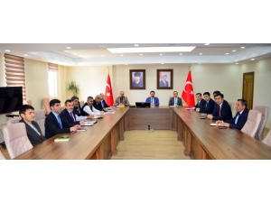 Vali Mustafa Masatlı Başkanlığında Mart Ayı Kaymakamlar Toplantısı Yapıldı