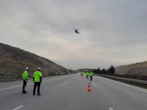 Otoyolda Helikopter Destekli Denetim