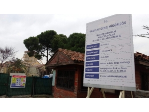 Ayasofya Camisi’nde Restorasyon Çalışmaları Sürüyor