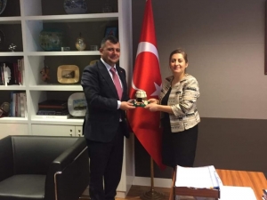 Başkan Koyuncu’dan Brüksel Başkonsolosu Dilşad Kırbaşlı Karaoğlu’na Ziyaret