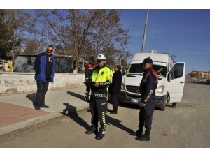 Arguvan’da Servis Araçlarına Sıkı Denetim