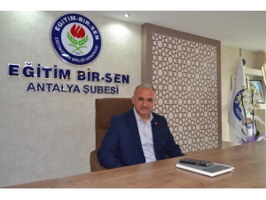 Eğitim Bir Sen Antalya Şube Başkanı Miran: "Meslek Kanunu Olmazsa Olmazımız"