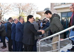 Başkanlar Büyük Buğday Pazarı Camiinde Vatandaşlarla Buluştu