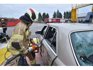 İtfaiyede Uluslararası Tatbikat