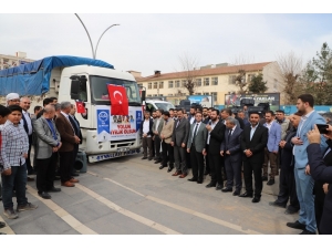 Cizre’den İdlib’e Bir Tır İnsani Yardım Gönderildi