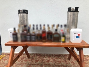 Tekirdağ’da 595 Litre Kaçak İçki Ele Geçirildi