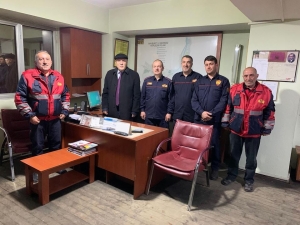 Başkan Pekmezci, İtfaiye Personelini Ziyaret Etti