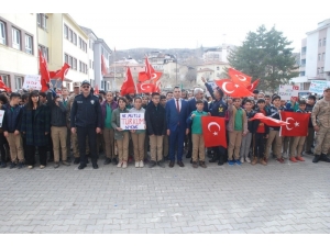 Öğrencilerden Mehmetçiğe Tam Destek