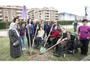 Kadınlardan “Mor Fidanlık”