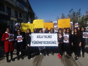 Bayburt’ta “Asla Yalnız Yürümeyeceksin” Yürüyüşü