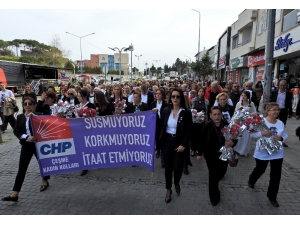 Dünya Emekçi Kadınlar Günü Çeşme’de Kutlandı