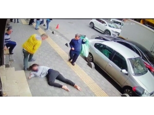 Bahçelievler’de Genç Kızın 2. Kattan Düştüğü Anlar Kameraya Yansıdı