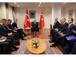Cumhurbaşkanı Erdoğan, Nato Genel Sekreteri Stoltenberg İle Görüştü